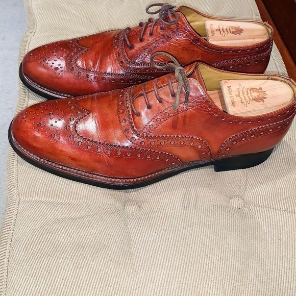 Oliver Francois Ausoni Wingtip Leather Oxfords. - Picture 3 of 14